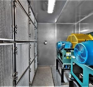 Field built AHU with High-Efficiency Air Filtration Systems in Arlington, VA