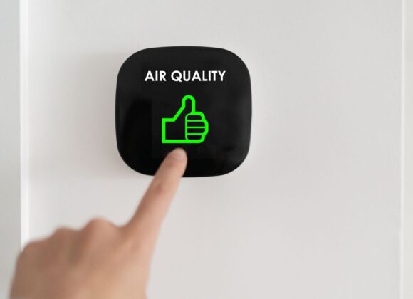 Hand Touching Home System for LEED Certified Indoor Air Quality Testing in Washington, DC, Alexandria, Arlington, Sterling, VA, Columbia, VA